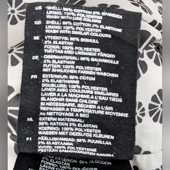 H&M, Casual Trench Coat, Fully lined, Side Pockets, Black, Size 10. - Picture 10 of 10